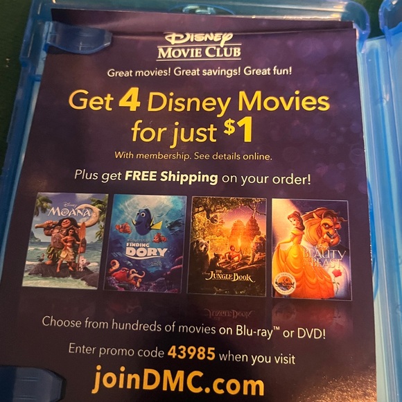 Beauty And The Beast Blu-Ray + DVD movie Disney - Picture 4 of 5